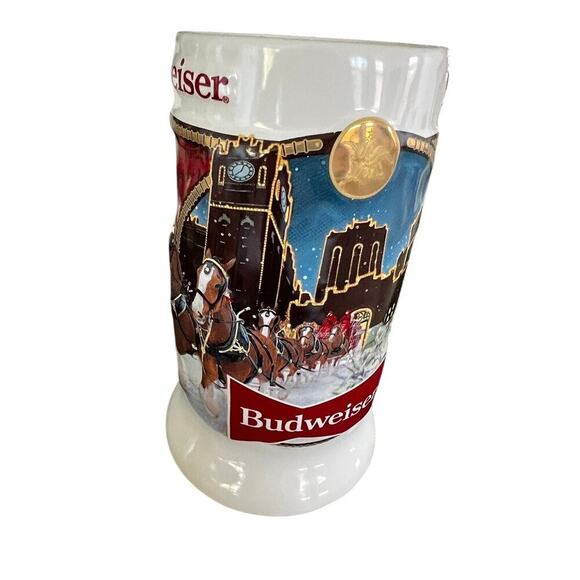 EUC Budweiser Clydesdale Beer Stein 2020 edition w certificate of authenticity - Picture 4 of 8